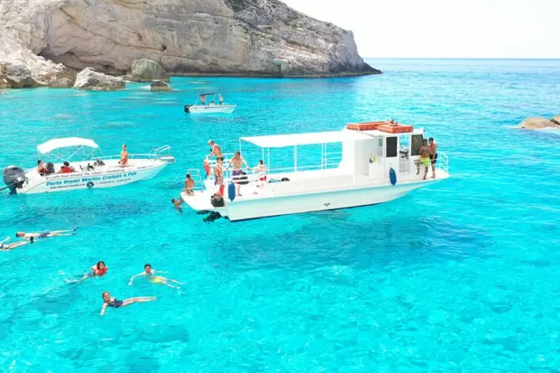 Swimming near Navagio
